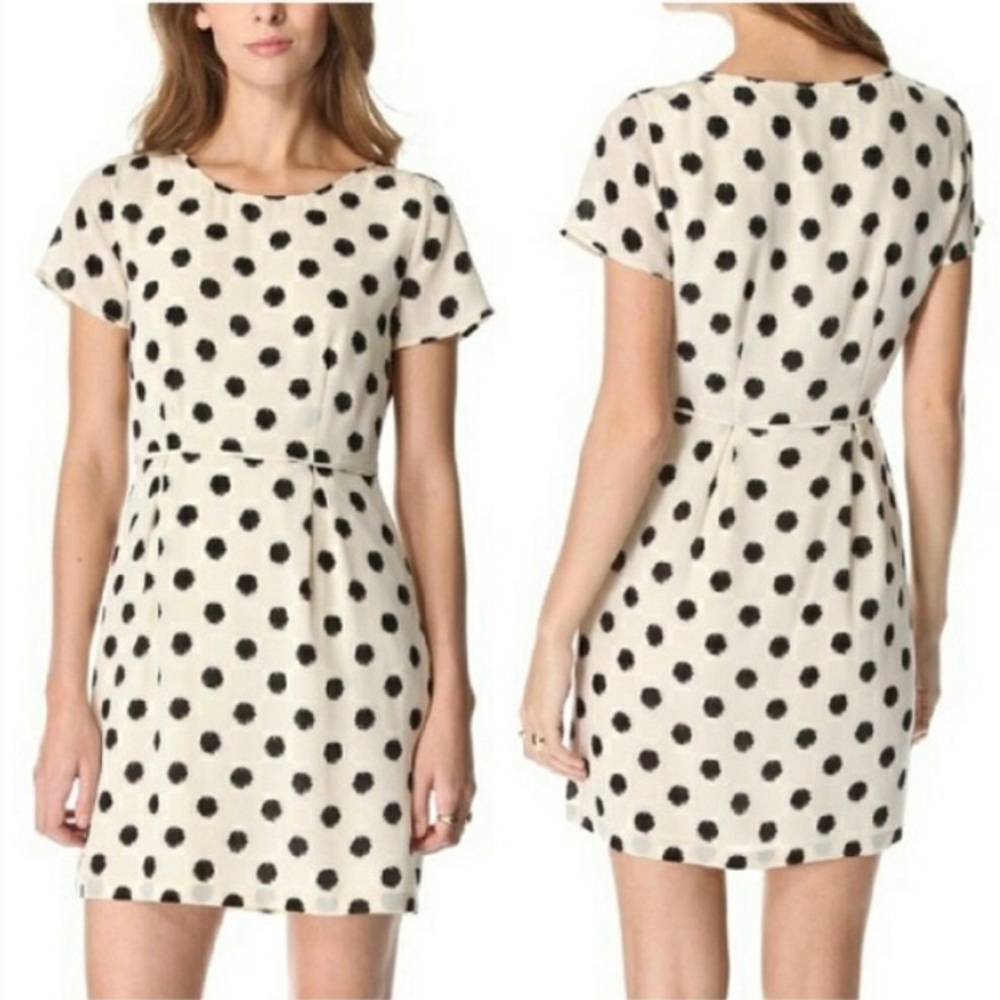 Like new! Broadway & Broome Silk Polka Dot Dress
